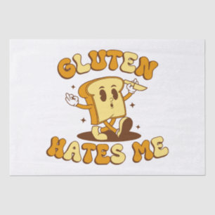 Gluten Haat Me Tissuepapier