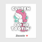 Gluten hebben me tandvlees gegeven sticker (Vel)