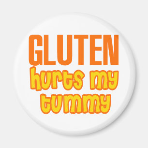 Gluten Hurts My Tummy Magneet