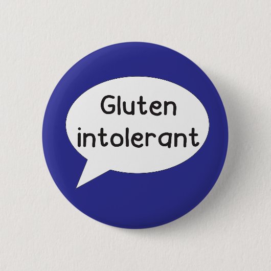 Gluten-intolerante coeliakietische immuunziekte ronde button 5,7 cm (Voorkant)