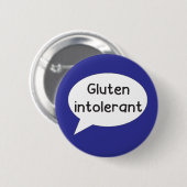 Gluten-intolerante coeliakietische immuunziekte ronde button 5,7 cm (Voorkant /achterkant)