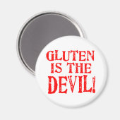 Gluten is de duivel magneet (Voorkant / Achterkant)