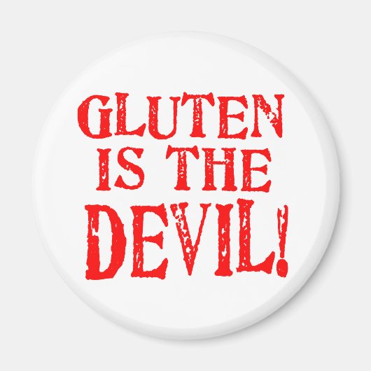 Gluten is de duivel magneet (Voorkant)
