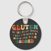 Gluten is het eerste wat ik niet kan verdragen gra sleutelhanger (Voorkant)