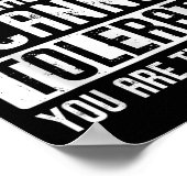 Gluten is het eerste wat ik niet kan verdragen poster (Hoek)