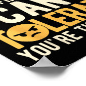 Gluten is het eerste wat ik niet kan verdragen poster (Hoek)