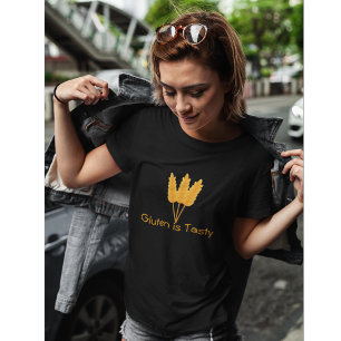 Gluten is Tasty Funny Boerderij Wheat T-shirt