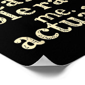 Gluten kunnen me niet verdragen, eigenlijk grappig poster (Hoek)