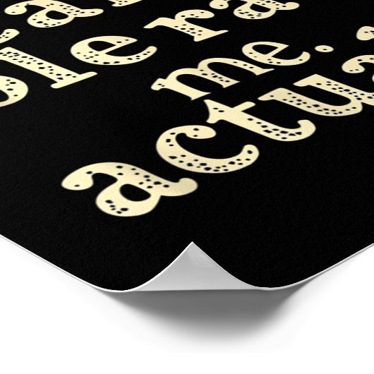 Gluten kunnen me niet verdragen, eigenlijk grappig poster (Hoek)