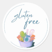 Gluten Vrij Bakkerij Sticker (Voorkant)