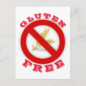 Gluten vrij briefkaart (Voorkant)