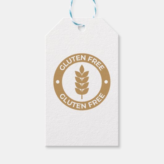 Gluten vrij cadeaulabel (Voorkant)