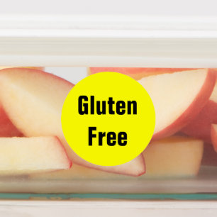 Gluten Vrij Coeliakie Voedsel Restaurant School Labels