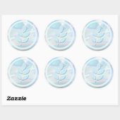 Gluten Vrij Holografisch Ronde Sticker (Vel)