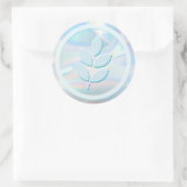 Gluten Vrij Holografisch Ronde Sticker (Tas)