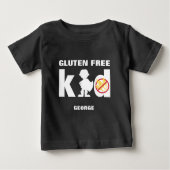 Gluten Vrij Kind Super Jongen Coeliakie Shirt (Voorkant)