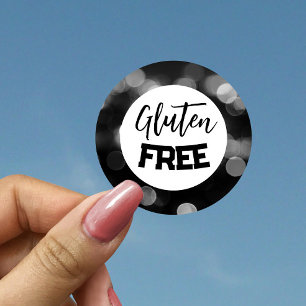 Gluten Vrij Klassieke Ronde Sticker
