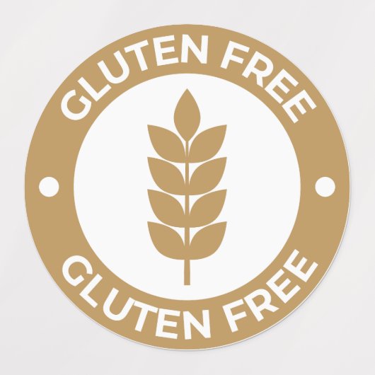 Gluten vrij labels (Design 1)