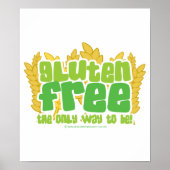 Gluten vrij poster (Voorkant)
