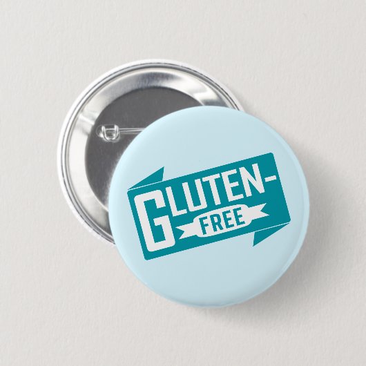 Gluten vrij ronde button 5,7 cm (Voorkant /achterkant)