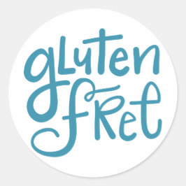 Gluten vrij ronde sticker