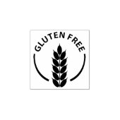 Gluten Vrij Rubberstempel (Afrduk)