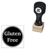 Gluten vrij rubberstempel (Gestempeld)