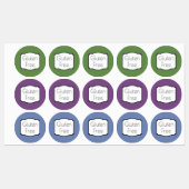 Gluten Vrij waterdicht Labels (Vel)