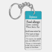 Glutenallergie Alert Sleutelhanger Coeliakie Safe  (Voorkant Links)