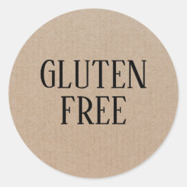 Glutenvrij Allergeen Veilig Culinair Ronde Sticker