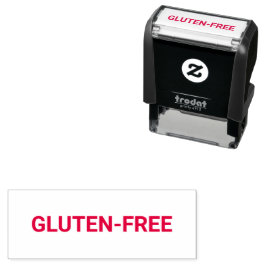 Glutenvrij Allergeenvriendelijk Zelfinktende Stempel