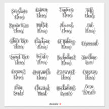 Glutenvrij bakken pantry opslag