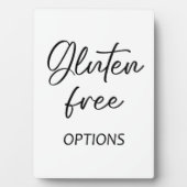 Glutenvrij bord Tafelblad Plaque met Ezel Fotoplaat (voorkant)