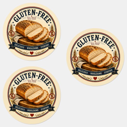 Glutenvrij Brood Labels (Groep)
