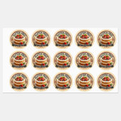 Glutenvrij cake labels (Vel)