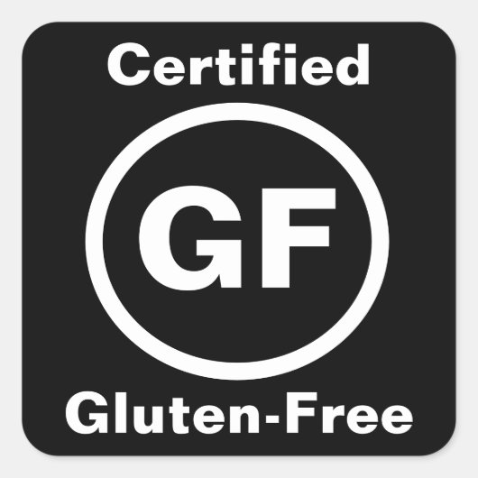 Glutenvrij Certificaat Sticker (Voorkant)
