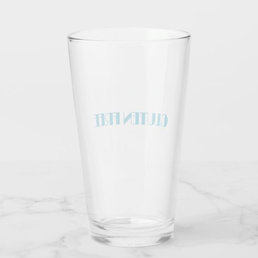 Glutenvrij Drink glas - Coeliac cadeau-ideeën (Achterkant)