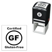 Glutenvrij gecertificeerd  zelfinktende stempel (In situ)