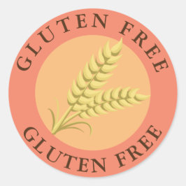 Glutenvrij label Sticker