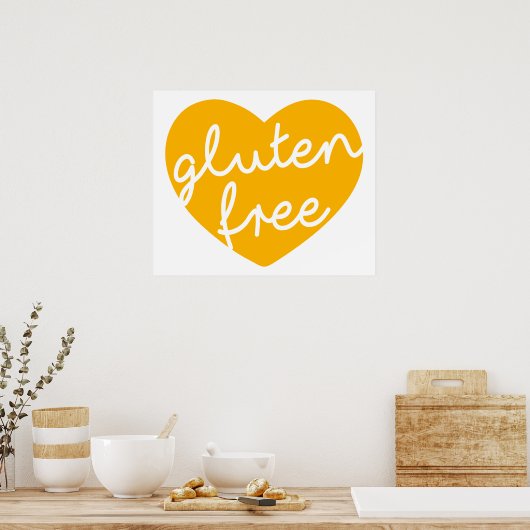 Glutenvrij Poster (Keuken)