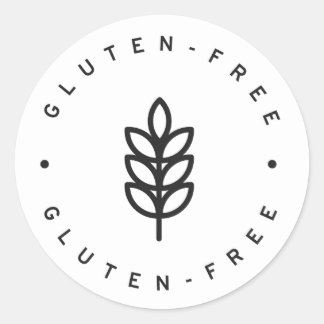 Glutenvrij Ronde Sticker
