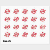 Glutenvrij Ronde Sticker (Vel)