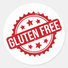 Glutenvrij Ronde Sticker