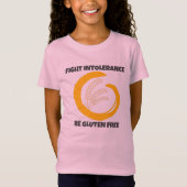 Glutenvrij Shirt Intolerantie bestrijden Glutenvri (Voorkant)