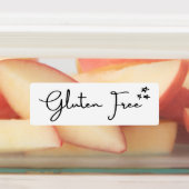 Glutenvrij {sterren} Etiketten | Keuken & huismerk Labels (Aangebracht)