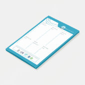 Glutenvrije Boodschappenlijst | Invulbaar Notitieb Post-it® Notes (Schuin)