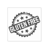 Glutenvrije Button Rubberstempel (Afrduk)