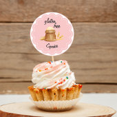 Glutenvrije cupcakes ronde sticker