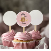 Glutenvrije cupcakes ronde sticker