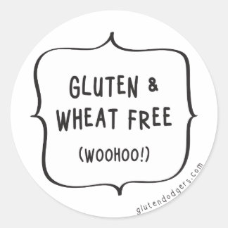 Glutenvrije en tarwevrije Stickers